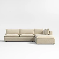 Lotus Deep Modular -Piece Sectional Sofa with Ottoman