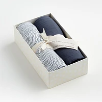 Lou Lou Indigo Organic Baby Swaddles by Leanne Ford, Set of 2