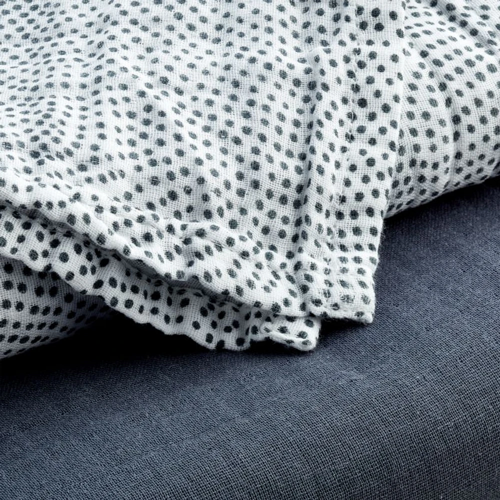 Lou Lou Indigo Organic Baby Swaddles by Leanne Ford, Set of 2