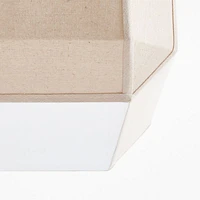 Luca Linen Box 18" Kids Semi-Flush Mount Ceiling Light