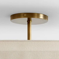 Luca Linen Box 18" Kids Semi-Flush Mount Ceiling Light