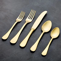 Lucia Gold 20-Piece Flatware Set