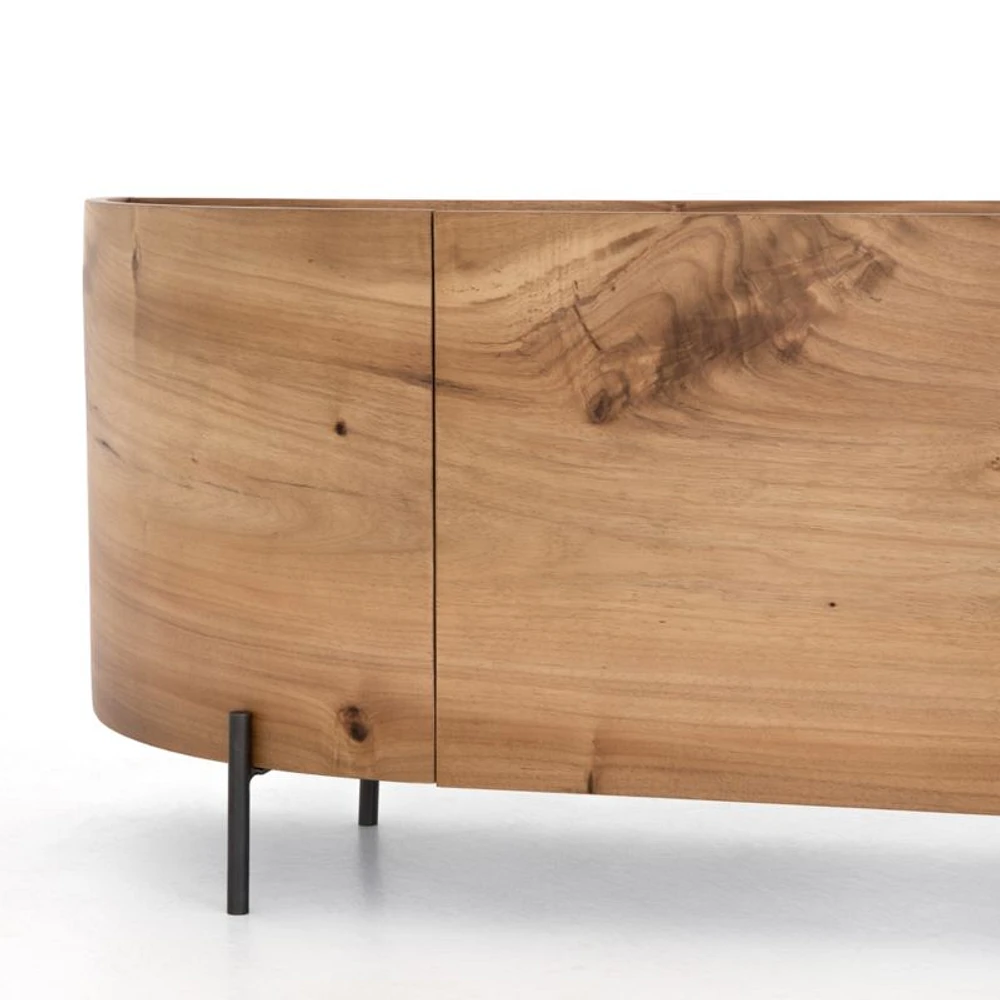 Luke 77" Storage Media Console