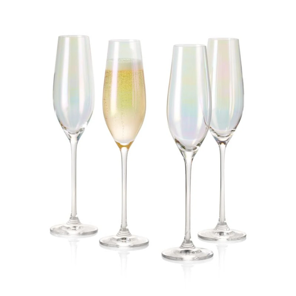 Lunette 8-Oz. Iridescent Champagne Glass