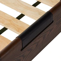 Luton Terra Brown Ash Wood King Bed