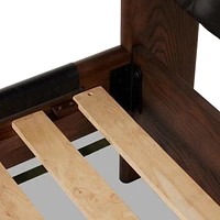 Luton Terra Brown Ash Wood King Bed