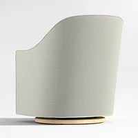 Lyric Sage Green Curved Nursery Swivel Glider Chair