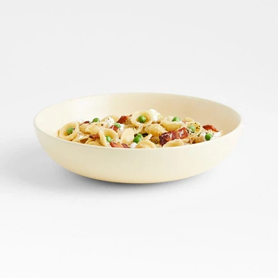 Butter Yellow Stoneware Dinner Bowl by Molly Baz