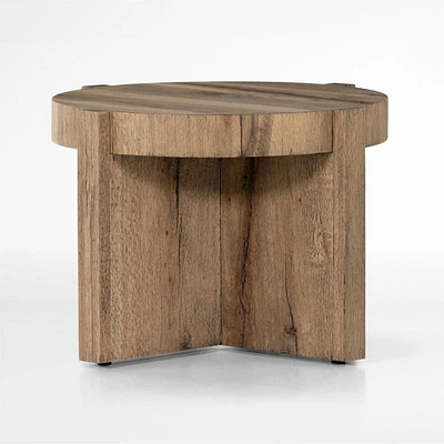 Mackinley Oak Wood End Table
