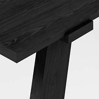 Madison 72" Ebonized Wood Desk