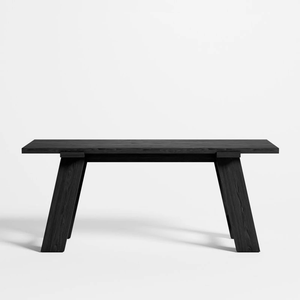 Madison 72" Ebonized Wood Desk