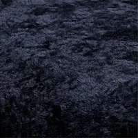 Malmo Shearling 20x20 Deep Indigo Blue Throw Pillow Cover