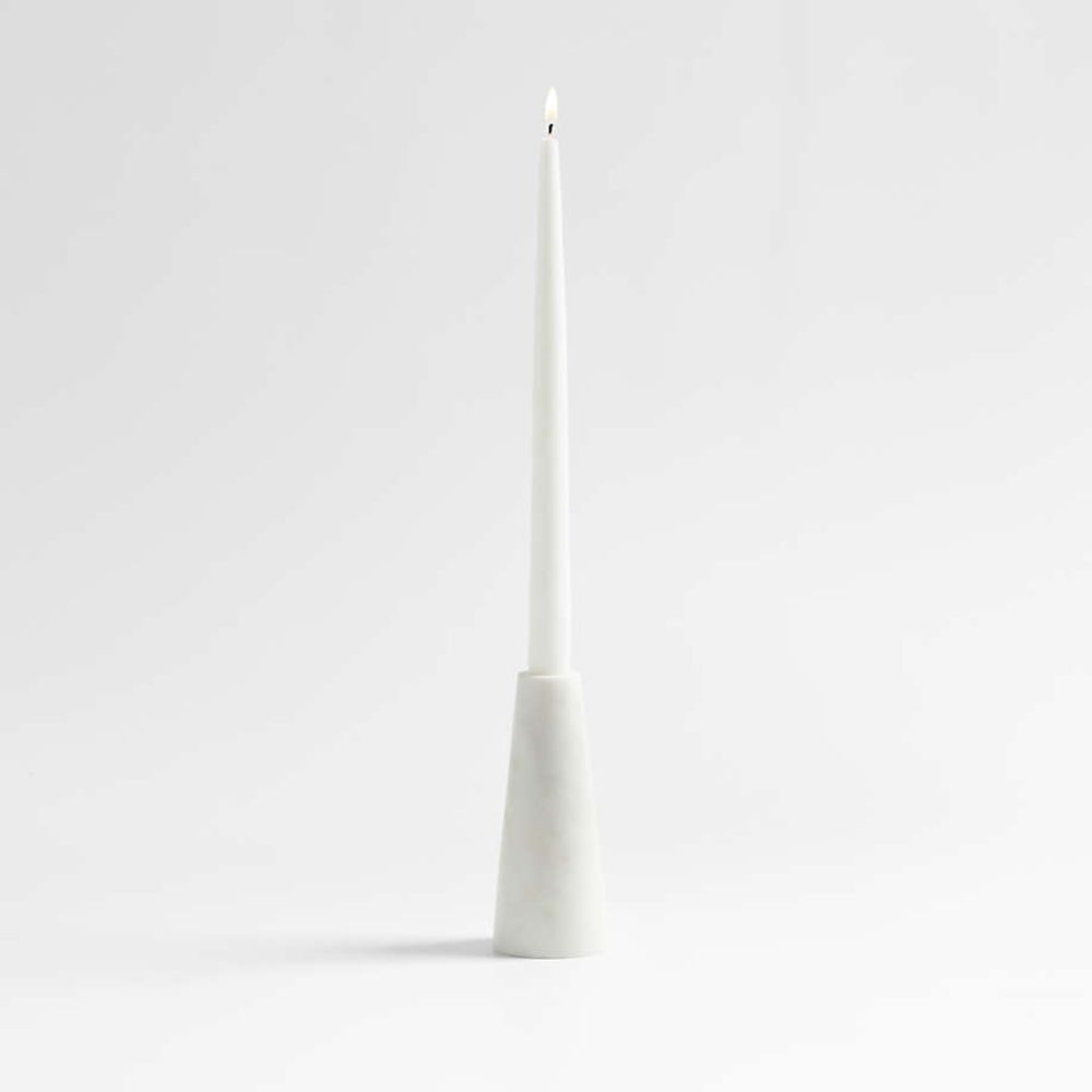 Marble Taper Candle Holder 6"