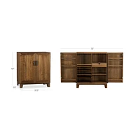 Marin Natural Bar Cabinet