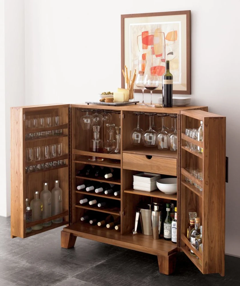 Marin Natural Bar Cabinet