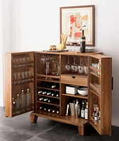 Marin Natural Bar Cabinet
