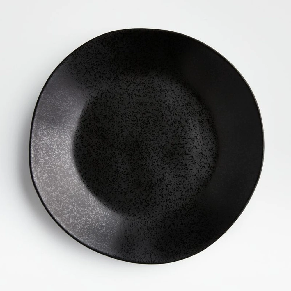 Marin Matte Black Dinner Plates, Set of 8