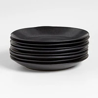 Marin Matte Black Dinner Plates, Set of 8