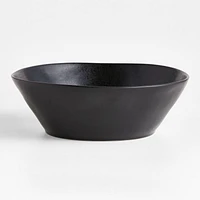 Marin Large Black Ceramic Serving Bowl