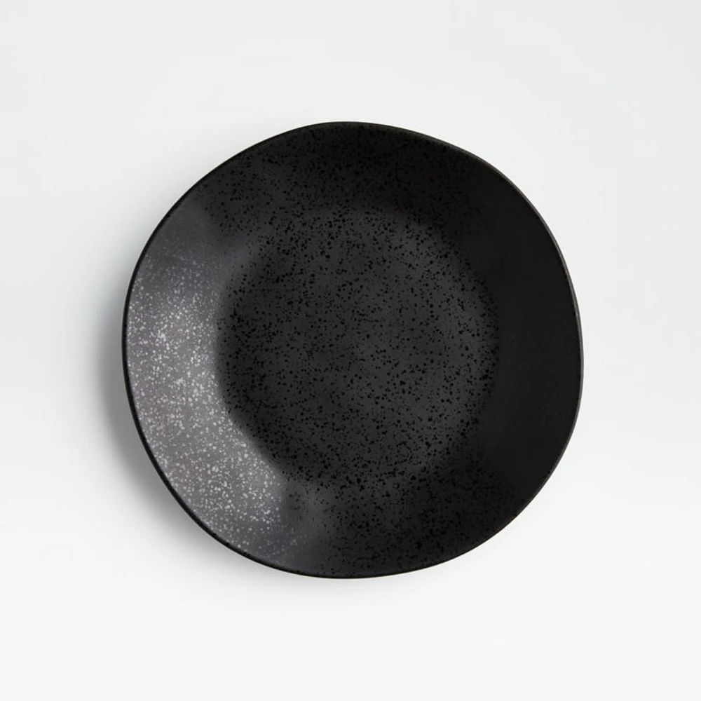 Marin Matte Black Salad Plates, Set of 8