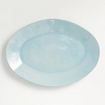 Marin Blue Large Oval Platter