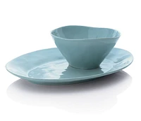 Marin Blue Small Oval Platter