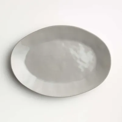 Marin Grey Small Oval Platter