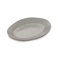 Marin Grey Small Oval Platter