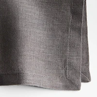 Marin Storm Grey EUROPEAN FLAX ™-Certified Linen Cocktail Napkins, Set of 4