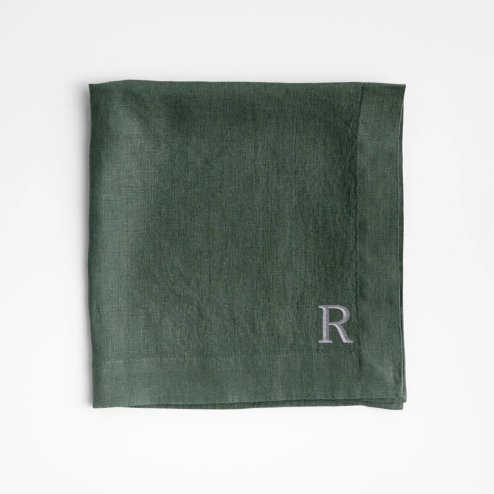 Marin Pine Green EUROPEAN FLAX ™-Certified Linen Napkin