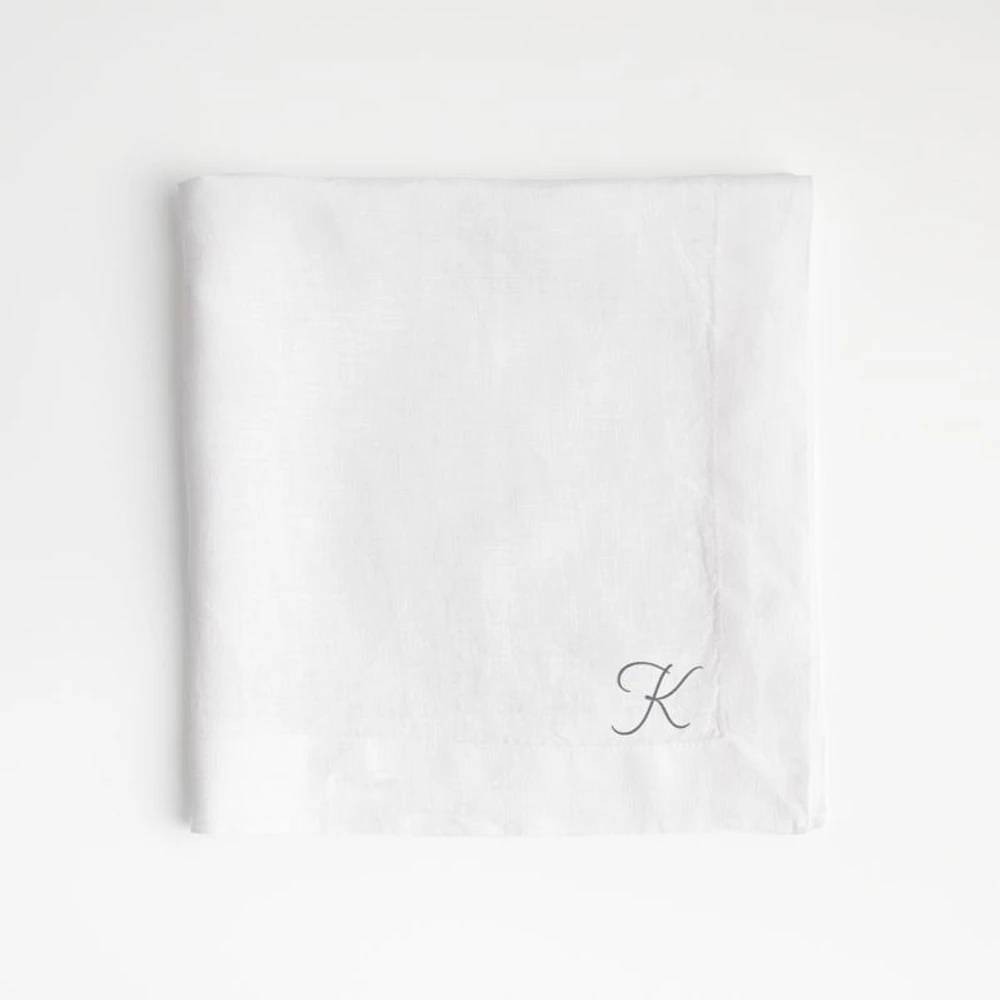 Marin White EUROPEAN FLAX ™-Certified Linen Napkin