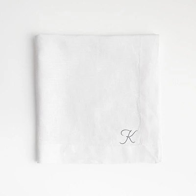 Marin White EUROPEAN FLAX ™-Certified Linen Napkin