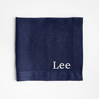 Marin Deep Indigo EUROPEAN FLAX ™-Certified Linen Napkin
