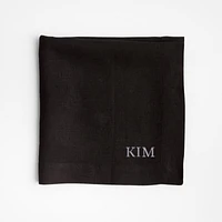 Marin Ink Black EUROPEAN FLAX ™-Certified Linen Napkin