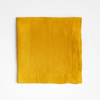 Marin Saffron Yellow EUROPEAN FLAX ™-Certified Linen Napkin
