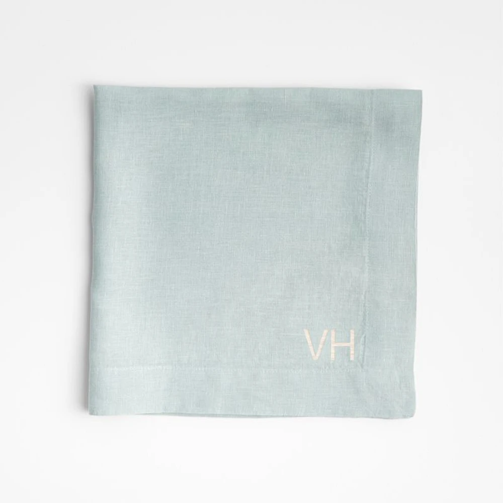 Marin Quiet Blue EUROPEAN FLAX ™-Certified Linen Napkin