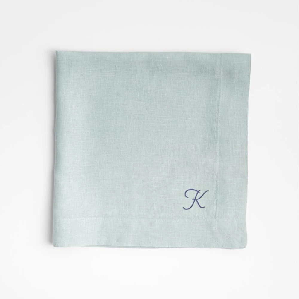 Marin Quiet Blue EUROPEAN FLAX ™-Certified Linen Napkin