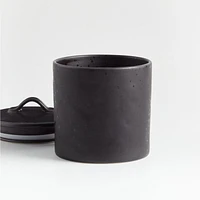 Marin Small Matte Black Canister