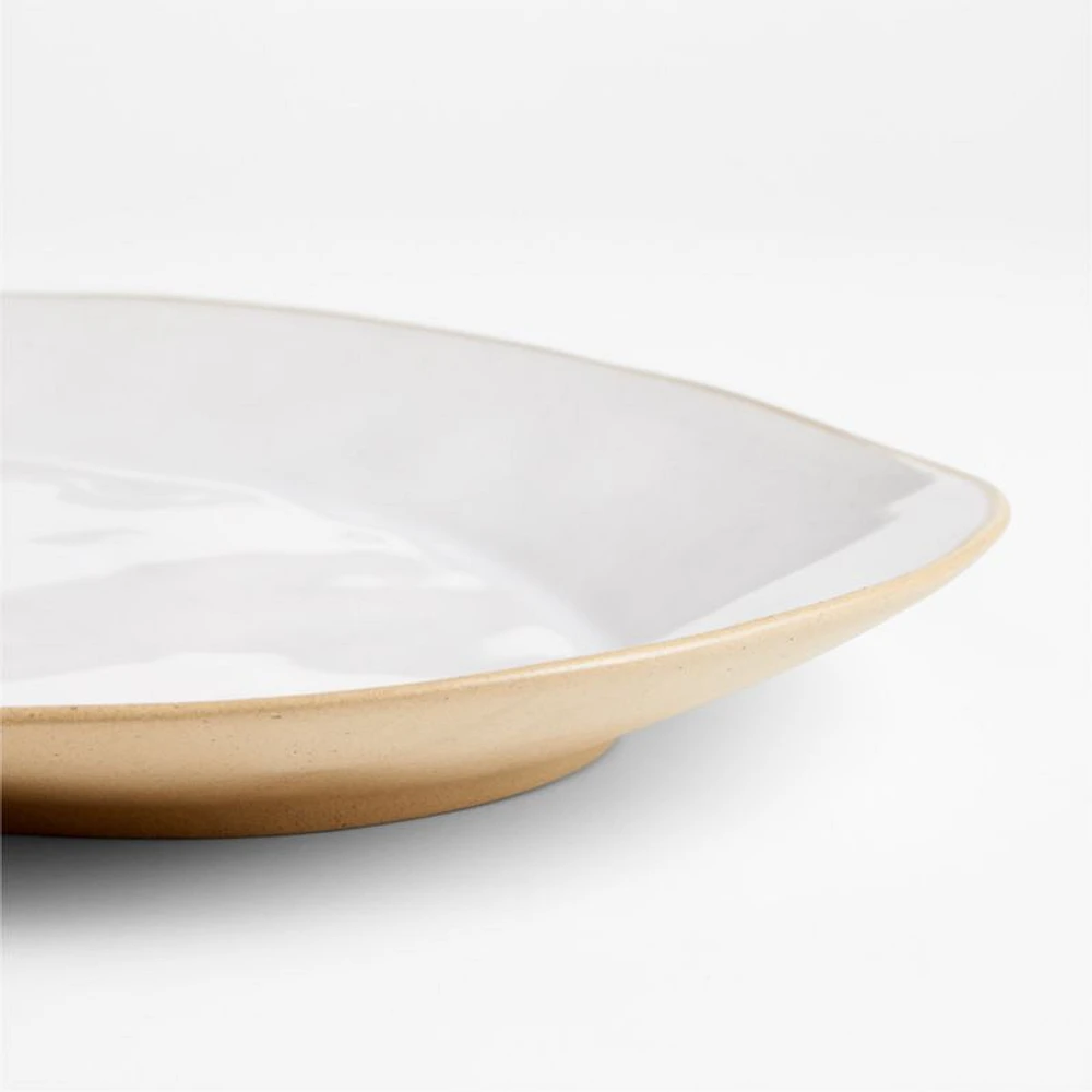 Marin Recycled 20" Oval Stoneware Serving Platter