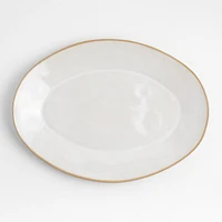 Marin Recycled 20" Oval Stoneware Serving Platter