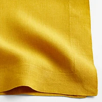 Marin Saffron Yellow EUROPEAN FLAX ™-Certified Linen Napkin