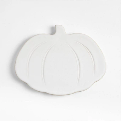 Marin White Stoneware Pumpkin Trivet