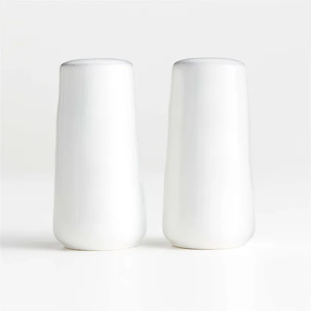 Hanno Fluted Wooden Salt & Pepper Shaker Set