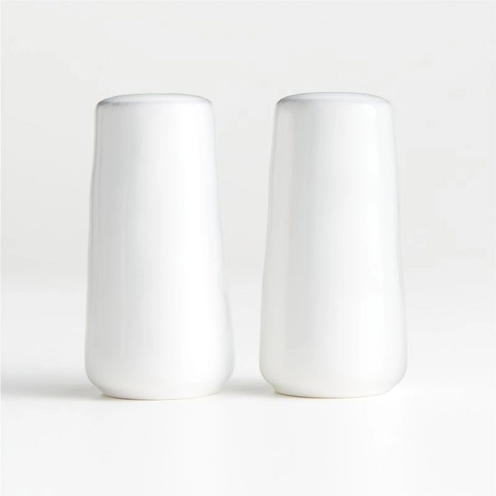 Marin White Salt and Pepper Shaker Set
