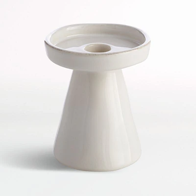 Marin White Taper/Pillar Candle Holder