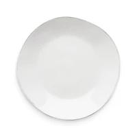 Marin White Outdoor Melamine Dinner Plate