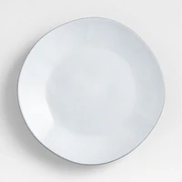 Marin White Recycled Dinner Plates, Set of 8