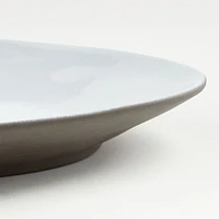 Marin White Recycled Stoneware Large Platter
