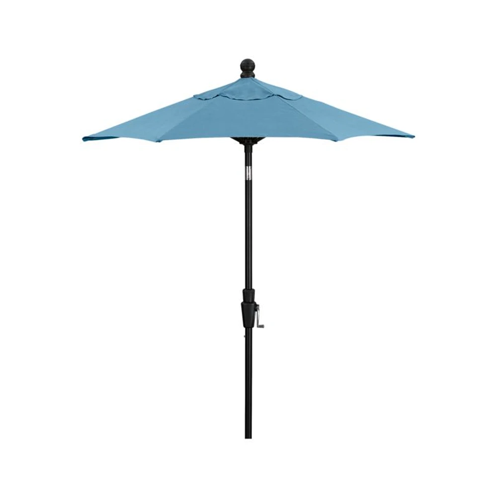 6' Round Sunbrella ® Sapphire High Dining Outdoor Patio Umbrella with Tilt Black Frame