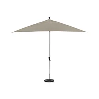 Rectangular Black Outdoor Patio Umbrella Frame